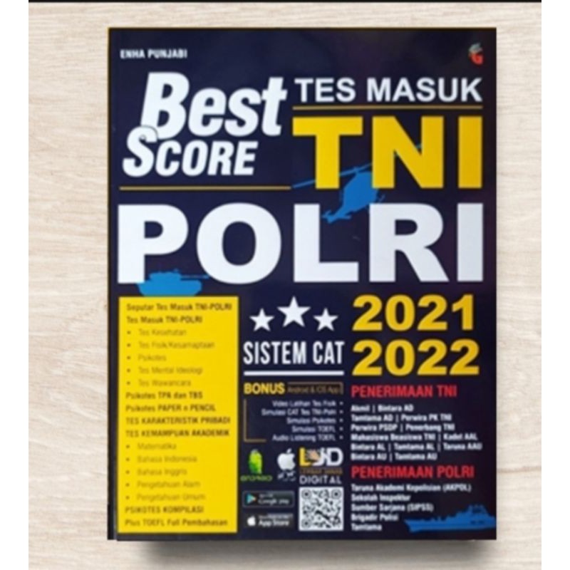Buku Best Score Tes Masuk TNI POLRI 2021 2021