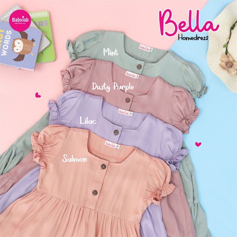 Babyjab Bella Homedress Anak Perempuan - Baju Rumah Homedress Baby Jab Usia 0 1 2 3 4 5 6 Tahun