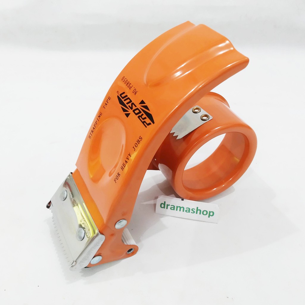 TAPE CUTTER KATER DISPENSER PEMOTONG LAKBAN ISOLASI BESI dramashop