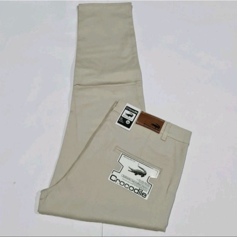 CELANA CHINO CROCODILE PRIA CELANA KERJA CHINO SLIMFIT PRIA CELANA KERJA FORMAL CHINO SIZE 27-38 PRI