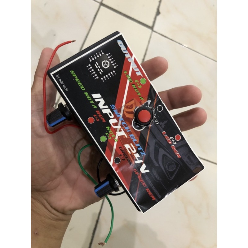 modul lampu kolong bak truk senja dan rem kedip