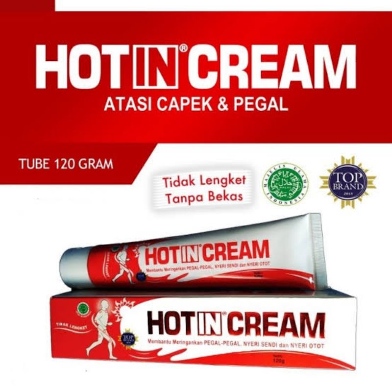 ORIGINAL HOTIN CREAM TUBE 120 GRAM / HOT IN CREAM 120 G / CREAM PEGAL-PEGAL NYERI SENDI HOTIN