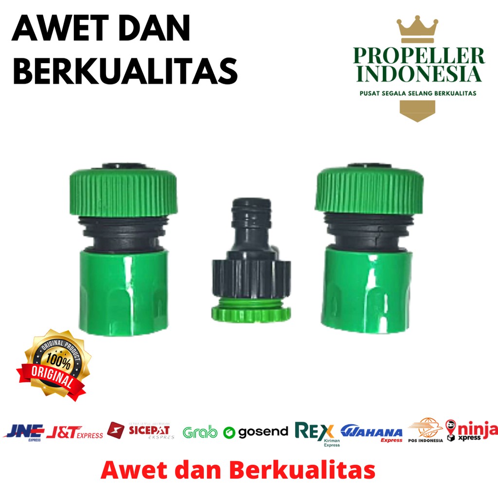 Sambungan Selang Paket Quick Connector 3/4&quot;