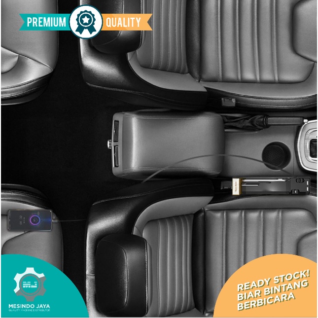 Rak Samping Jok Mobil - Car Seat Gap Dual Charging 2 USB Charger Port / Car Charger Fast Charging 24 Watt