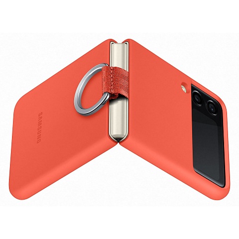 SAMSUNG Silicone Cover With Ring Galaxy Z Flip3 5G Original