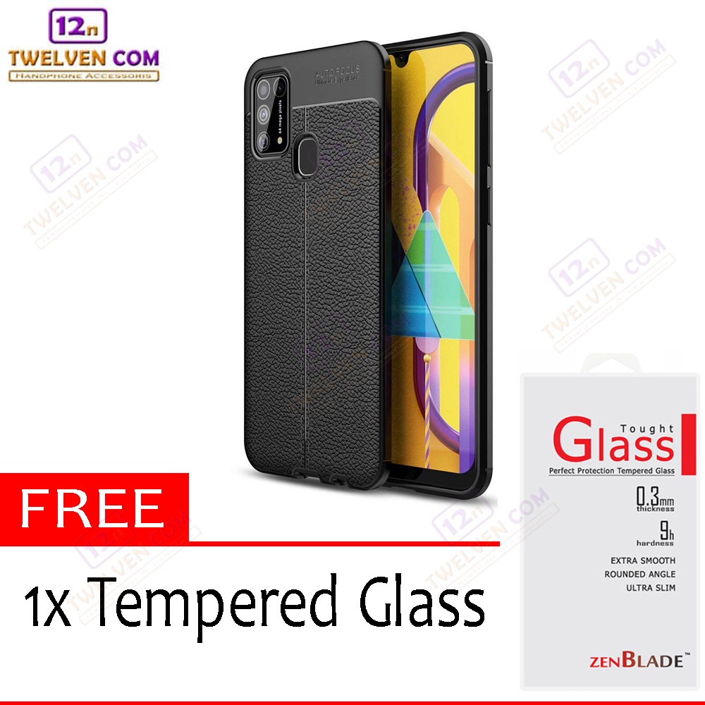 [FLASH SALE] Case Auto Focus Softcase Samsung M31 - Free Tempered Glass