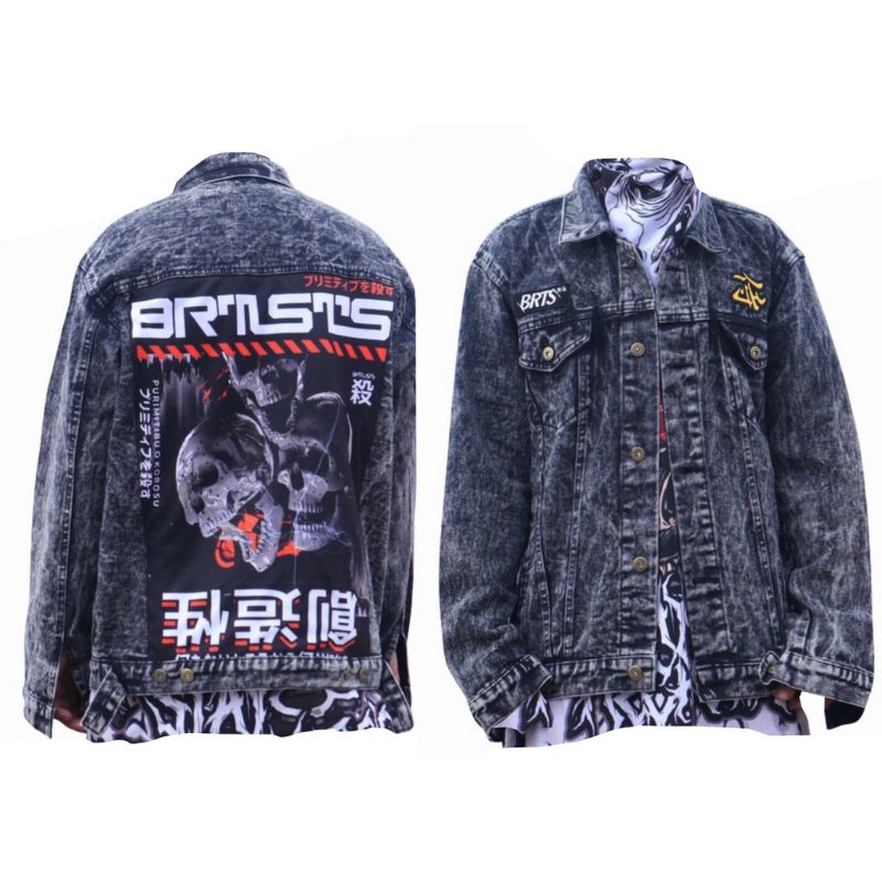 jaket jeans denim original brutalist