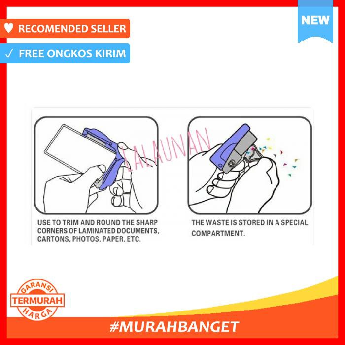 

Pemotong Sudut Kertas / R5 Corner Rounder - Office & Stationery - Alat Pemotong Kertas
