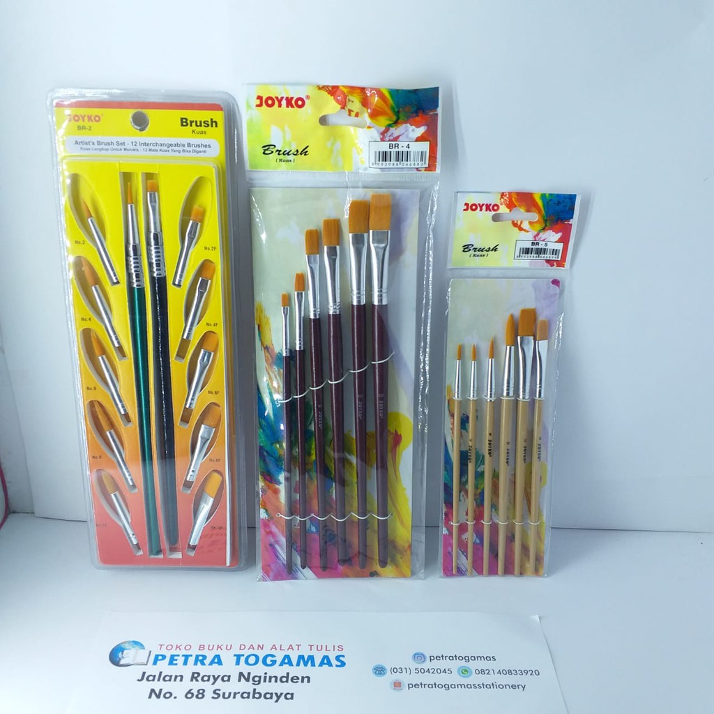 

KUAS LUKIS/SET BR-2/4/5 JOYKO
