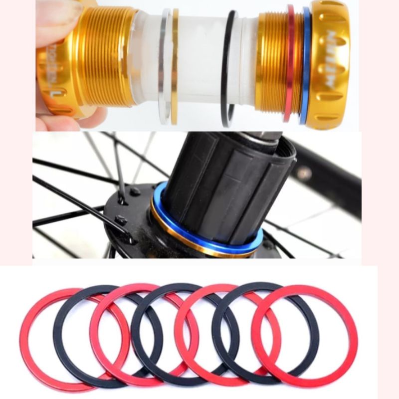 Ring Spacer BB Bottom Bracket HT2 BB Kotak Ring Sprocket Ring Spacer Hub Frehub Sepeda