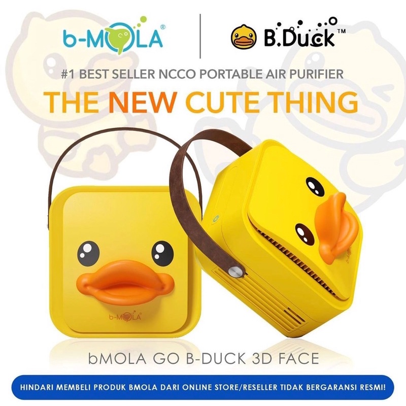 b-MOLA Bmola GO B-Duck - Portable Air Purifier