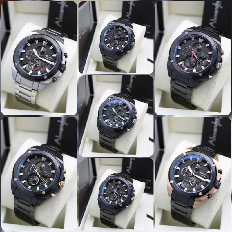 ALEXANDRE CHRISTIE 6646 / 6646MC PRIA ORIGINAL GARANSI 1TAHUN