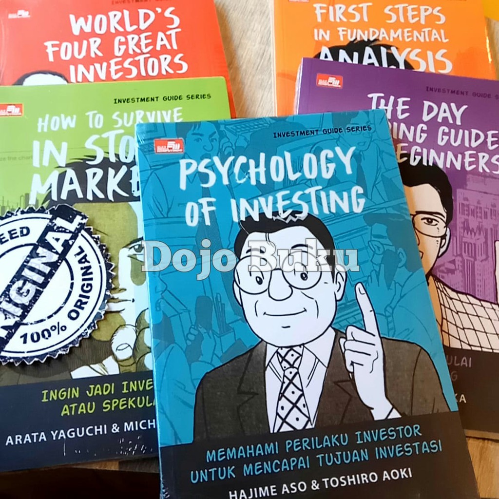 Buku Komik Investasi Investment Guide Series ARATA YAGUCHI Saham Trading