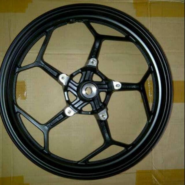 Velg depan velk original copotan ninja 250 fi z250 asli standar pelk pelek enkei