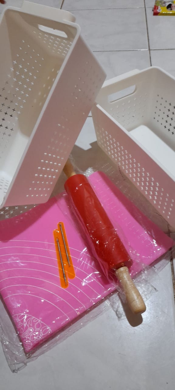 Sesebi Rolling Pin 30cm Silikon Adonan Kue Berkualitas Murah