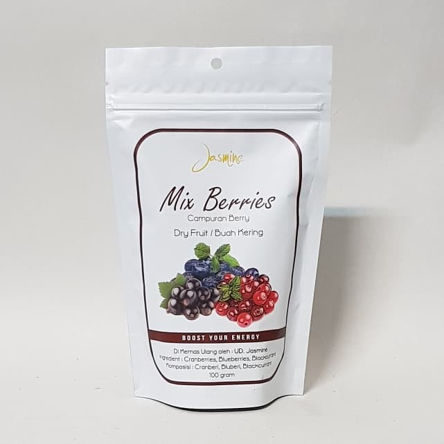 

Buah Kering - Jasmine Mix Berries Dry Fruit 100 Gr - Buah Kering