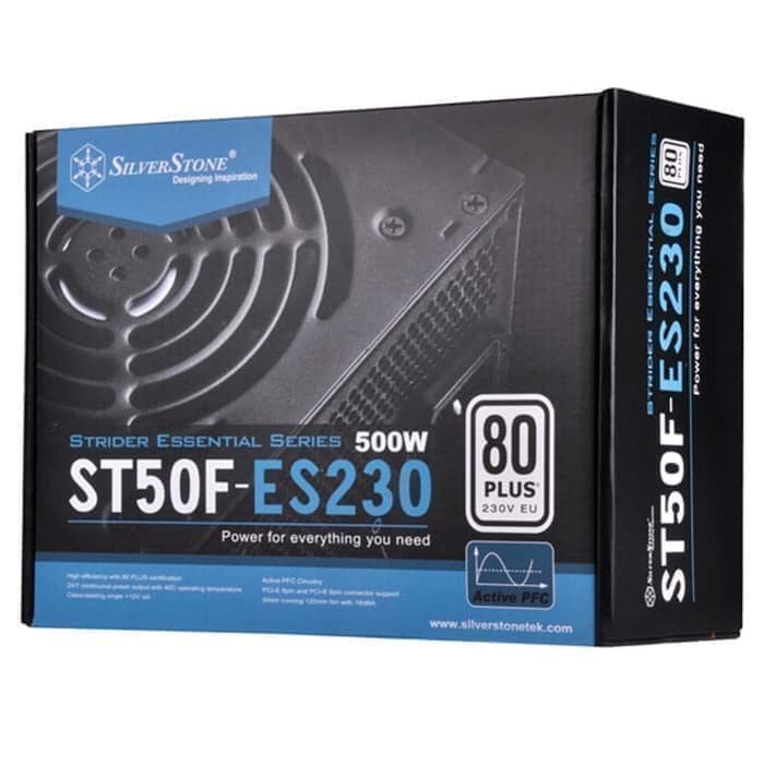 PSU SILVERSTONE 500W 80+ ST50F-ES230 Power Supply