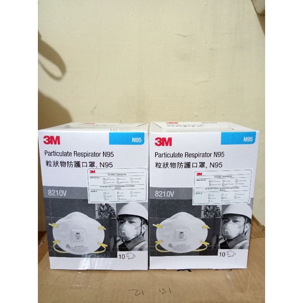 Masker 3M 8210V - Masker 3M N95 8210V