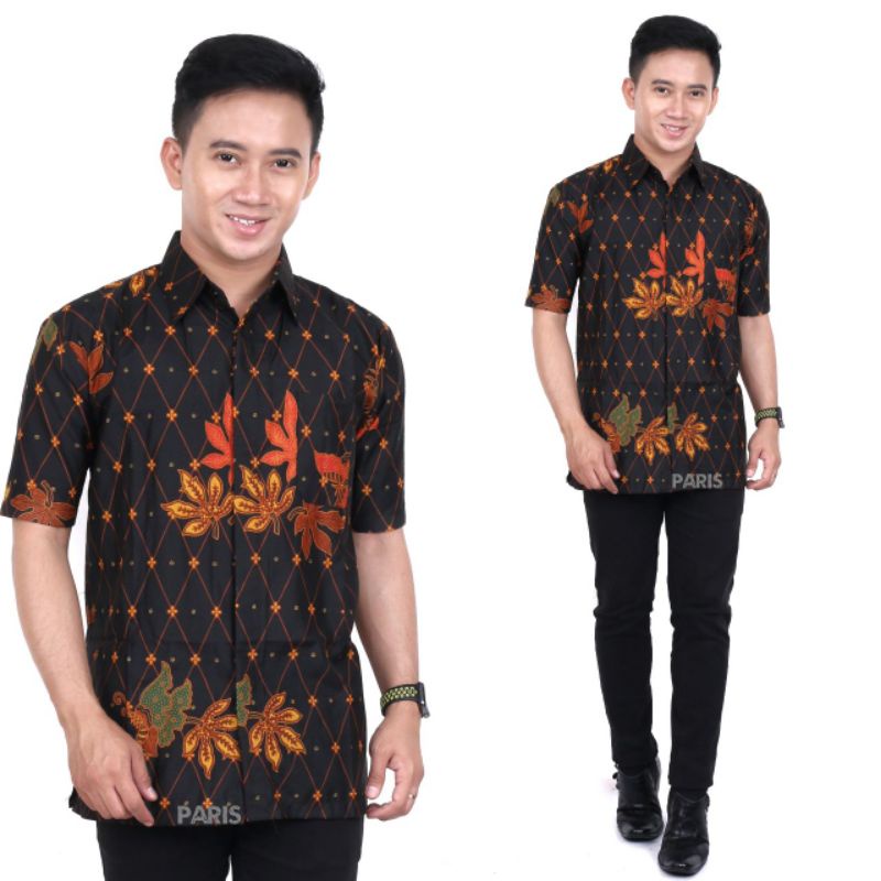 KEMEJA BATIK PRIA LENGAN PENDEK