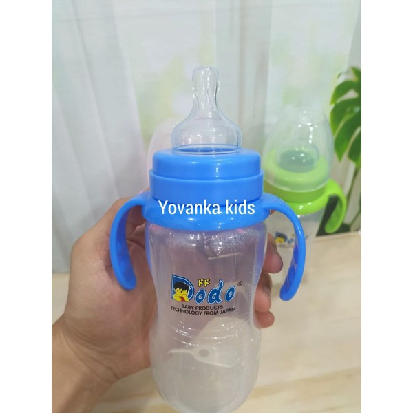 Botol Susu Jumbo Dodo BPA Free 300Ml/180MlDelux Bottle With Handle Nipple Wide Neck DBP011