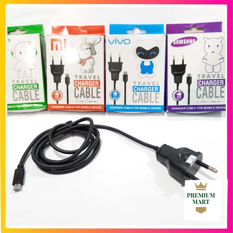 Charger Micro Langsung Colok Fast Charger / Travel Charger Cable [PM]