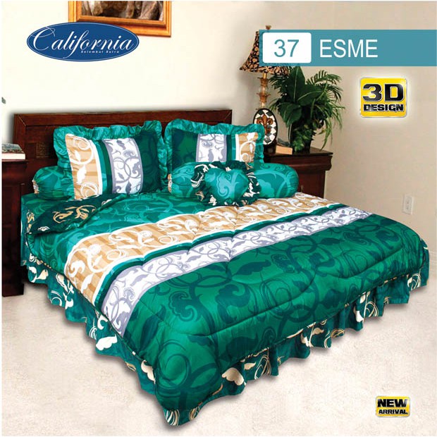 Gunakan Anteraja 1 Kg Bedcover Rumbai California Esme 180x200