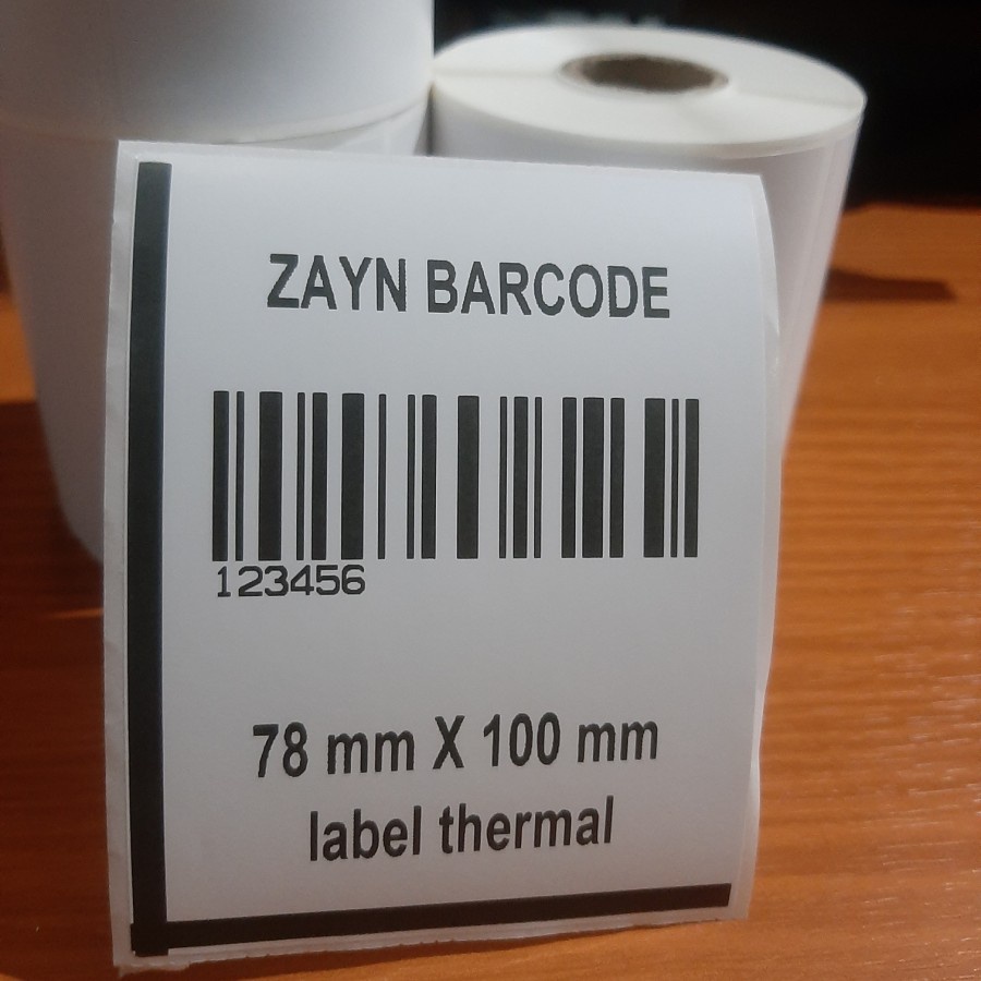 

Label Thermal 78x100 78 x 100 78mm x 100mm A7 isi 300