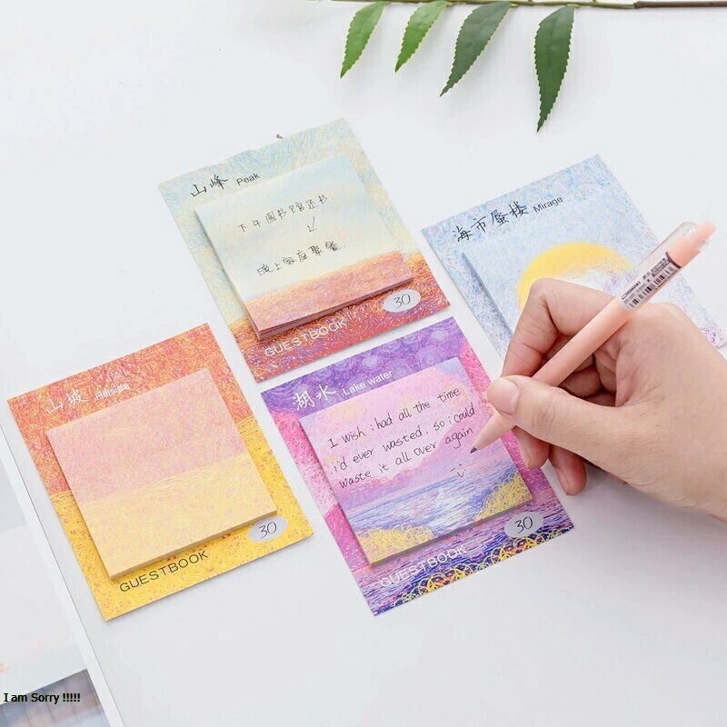 

painting memo pad