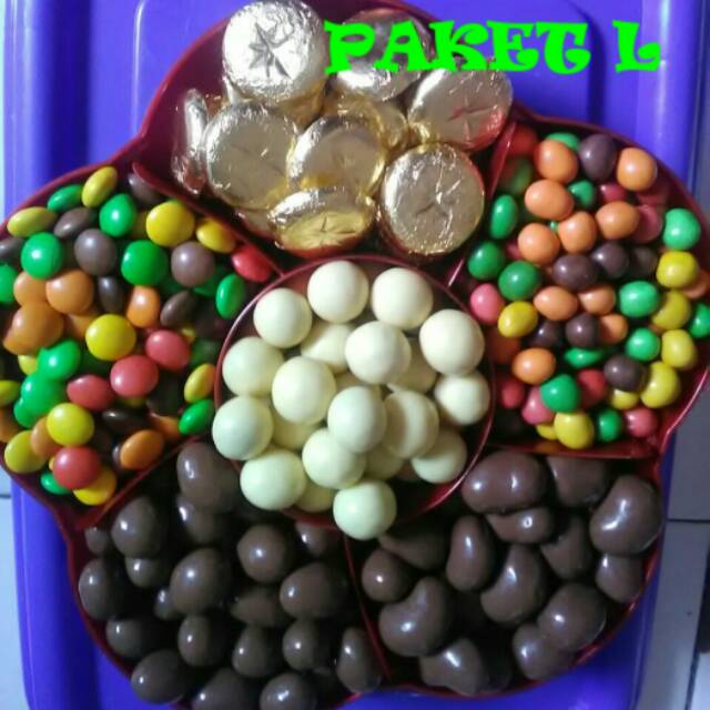 

Coklat Toples Bunga Paket L