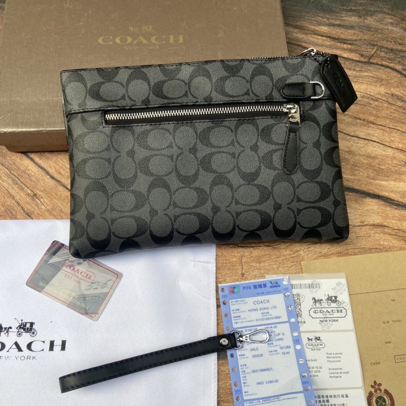 coach academy clutch Grade iru Quality clutch pria dan wanita branded