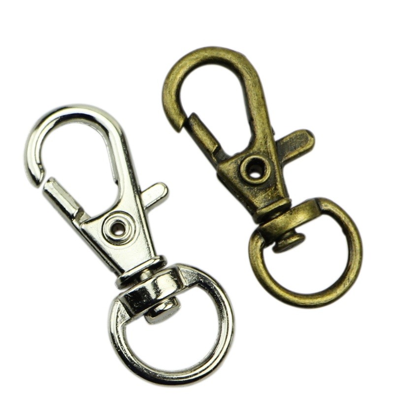 SIY  New 10pcs Clasp Swivel Trigger Clips Snap Hooks Key Ring Bags DIY Craft