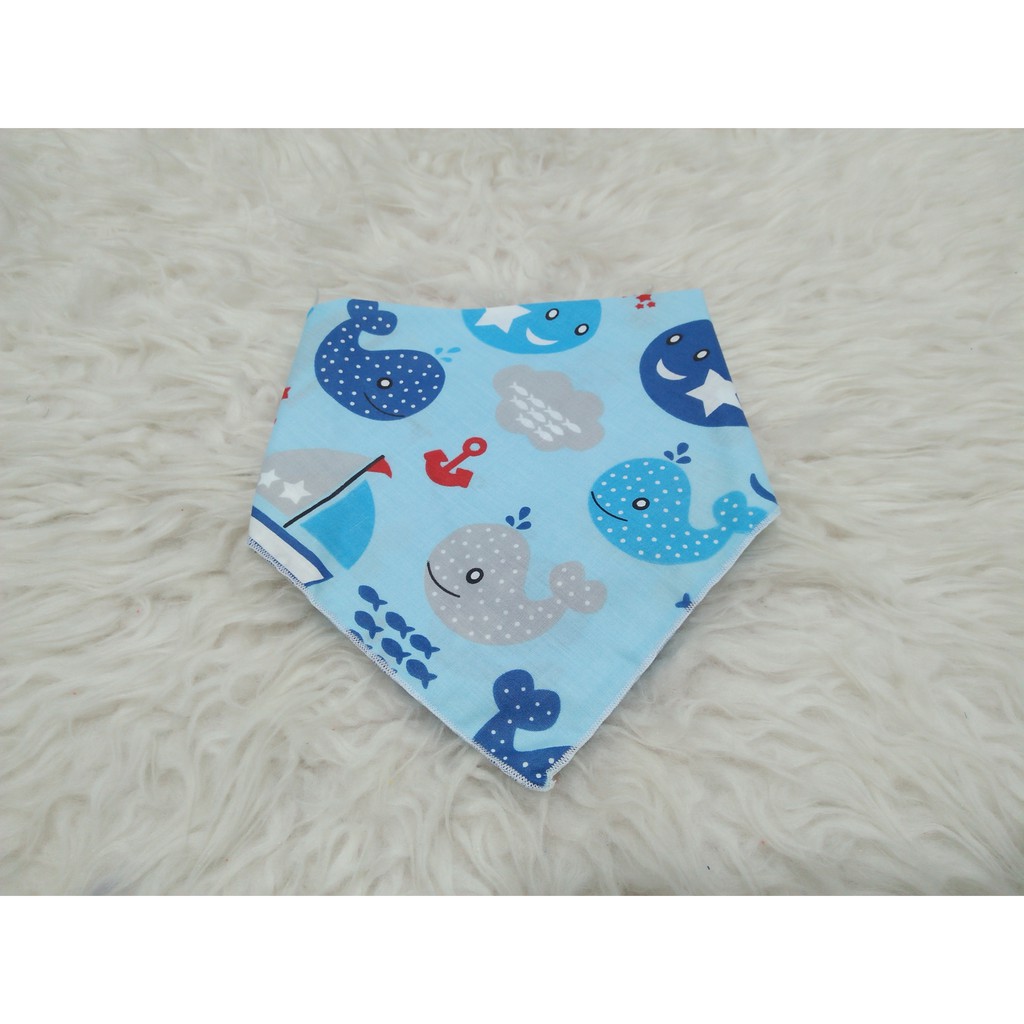 BABY ONI BIB MURAH SLABER SEGITIGA CELEMEK MAKAN BAYI ANAK LUCU APRON BIB OTO NEWBORN A1B2C3