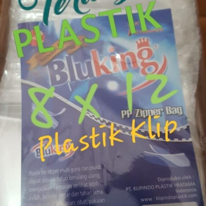 Plastik klip pp bening uk 8 x 12