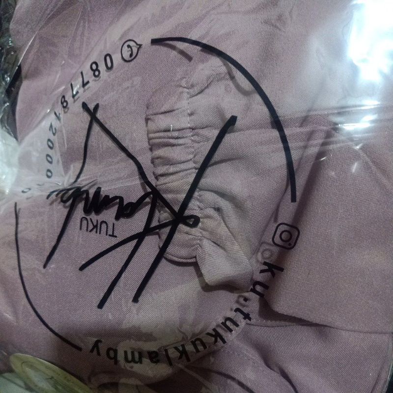 READY DEERA one set x helwa bashel ( busui friendly ) • ku.tukuklamby-Mauve (ungu)