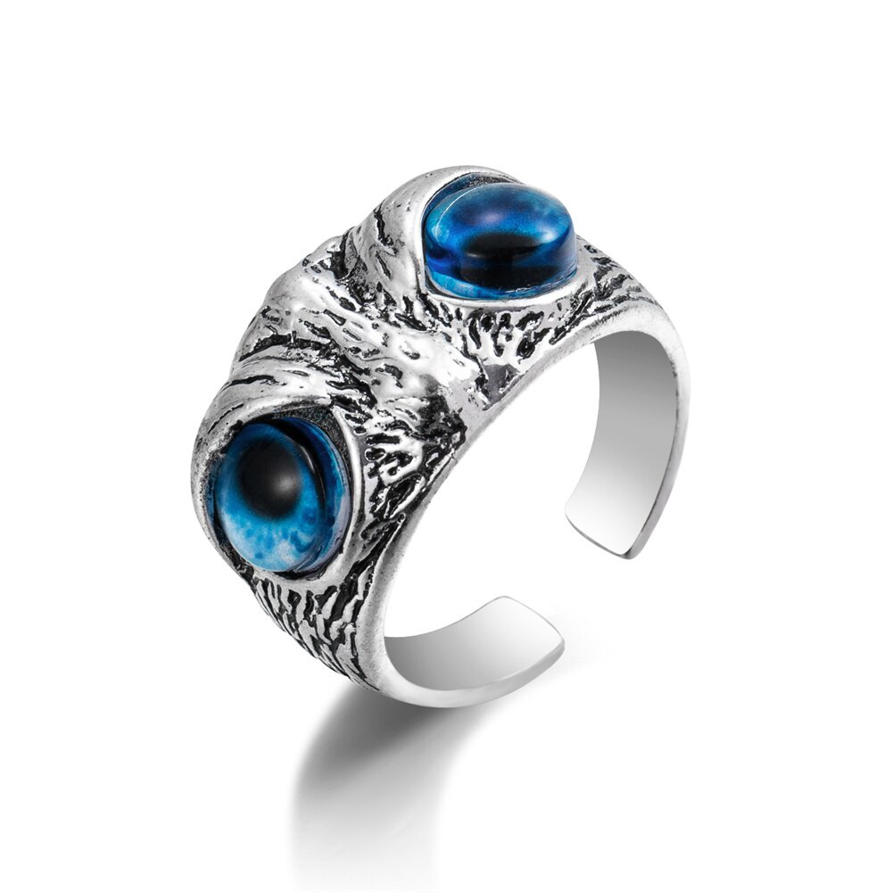 Vintage Punk Animal Geometry Open Knuckle Ring For Female Male Owl Snake Butterfly Metal Charm Ring Fashion Jewelry