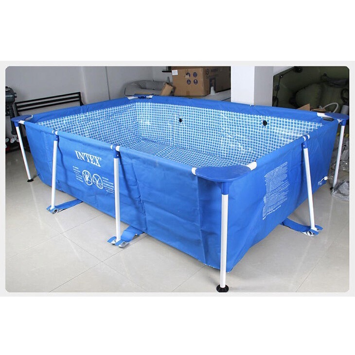 INTEX 28272 Kolam Renang Keluarga Rectangular Frame Swimming Pools 3M