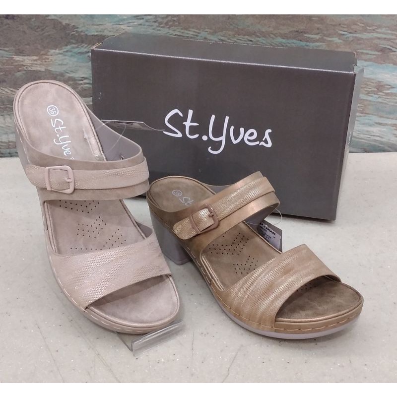 Sandal Wanita Terbaru Edisi Lebaran 2022 Hak Kotak Ringan 5cm St.Yves