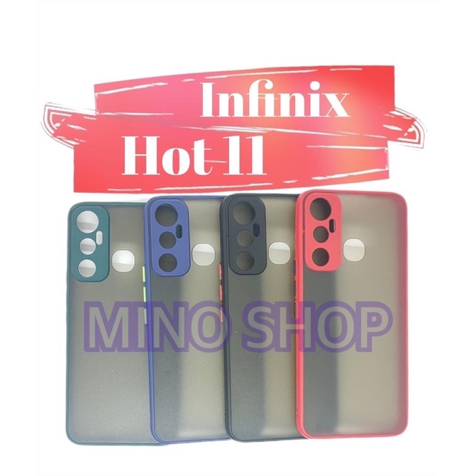 SOFTCASE INFINIX HOT 11 - HARDCASE DOVE MYCHOICE + PC - AERO CASE