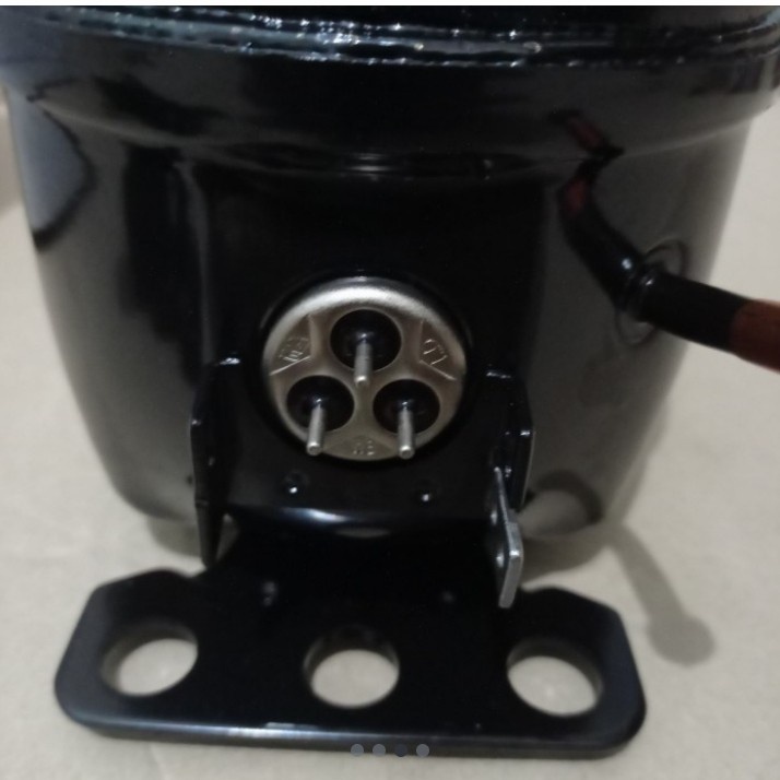 Kompresor/Compressor/Mesin Kulkas 2 Pintu/Freezer Merk Fuji Sr75 1/5 Pk