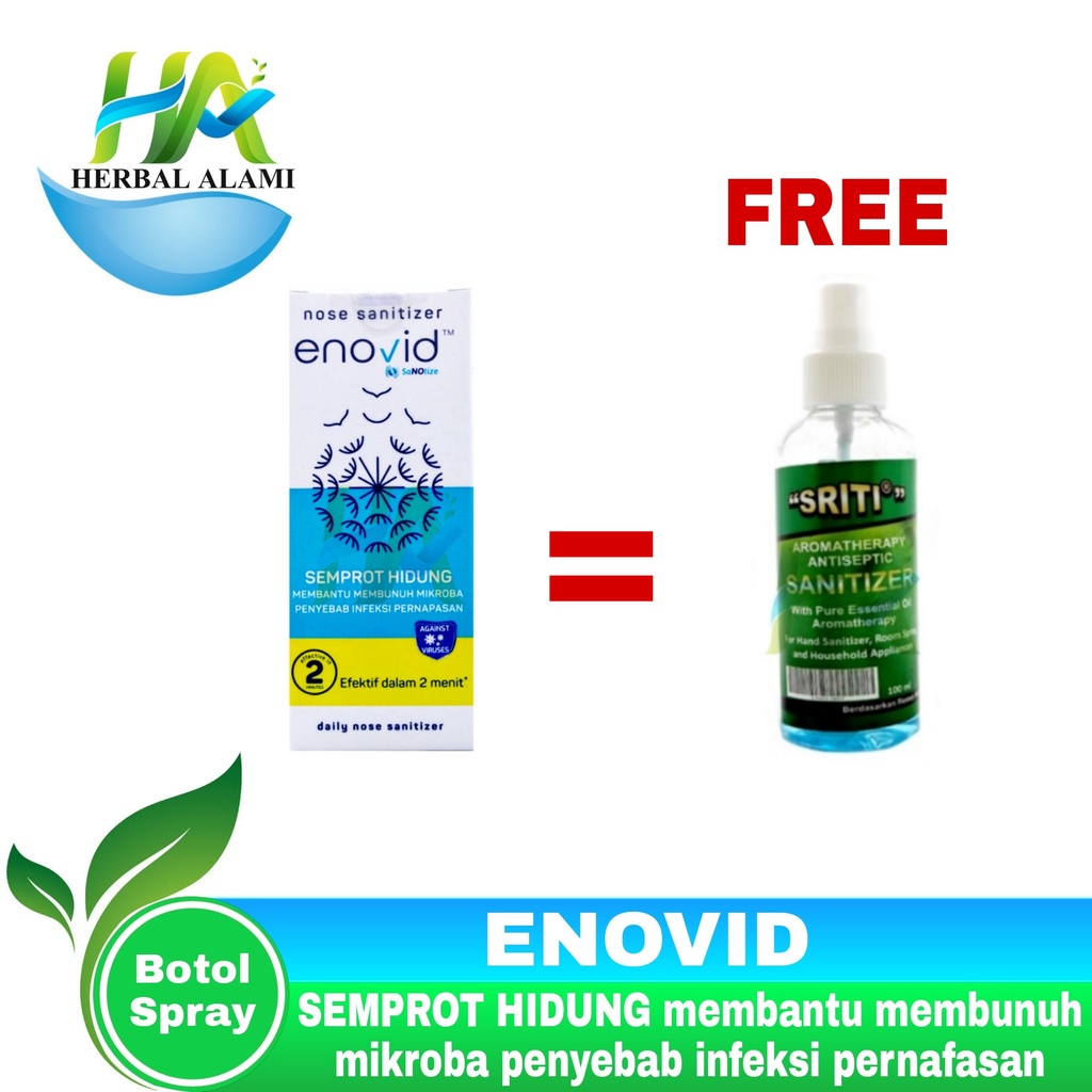 ENOVID Nose Sanitizer Nasal Spray - Semprotan Hidung Membunuh Virus