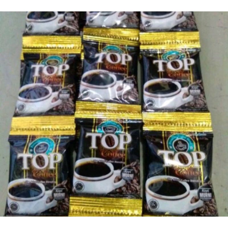 Top Kopi/Kopi murni 1 renceng isi (10 pcs)