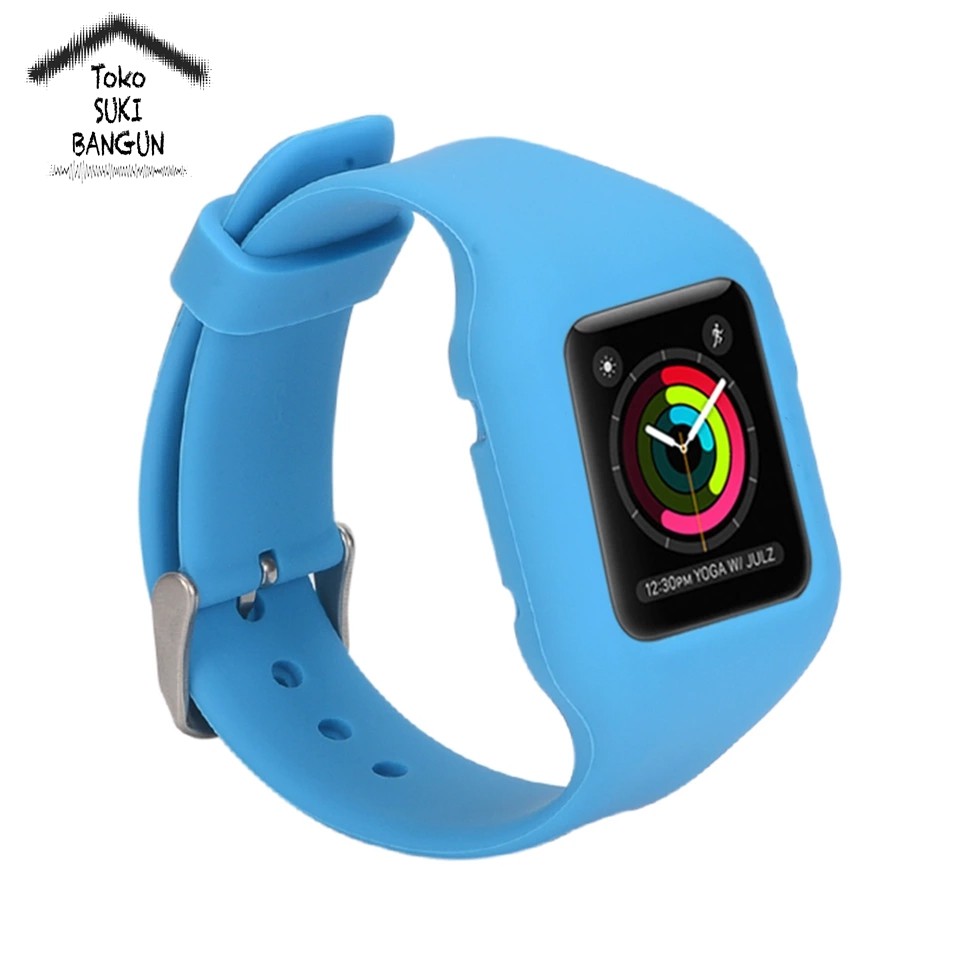 TALI JAM Apple Watch Series 3 2 1 Strap Band 38mm Case Rubber COLORFUL Silicone