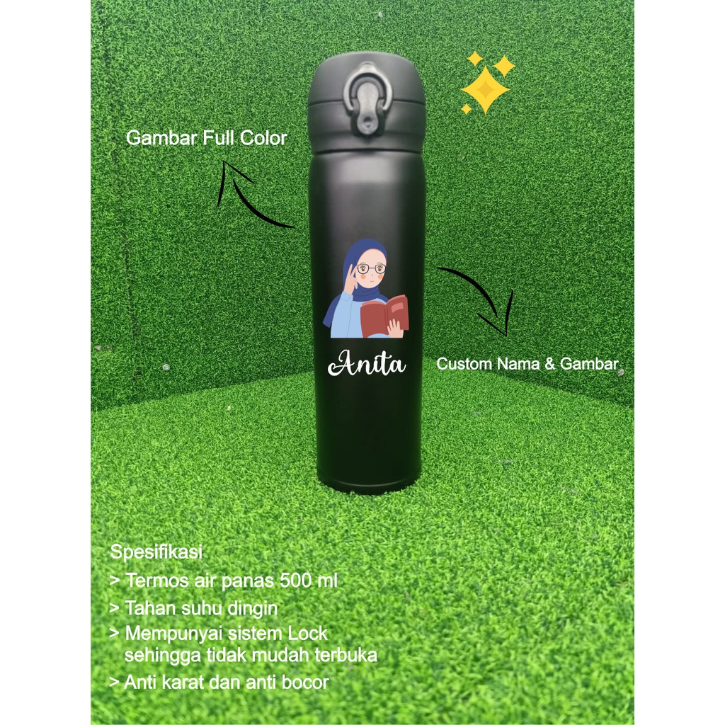 CUSTOM TUMBLER TERMOS LOGO dan FOTO MURAH - NIAGARA