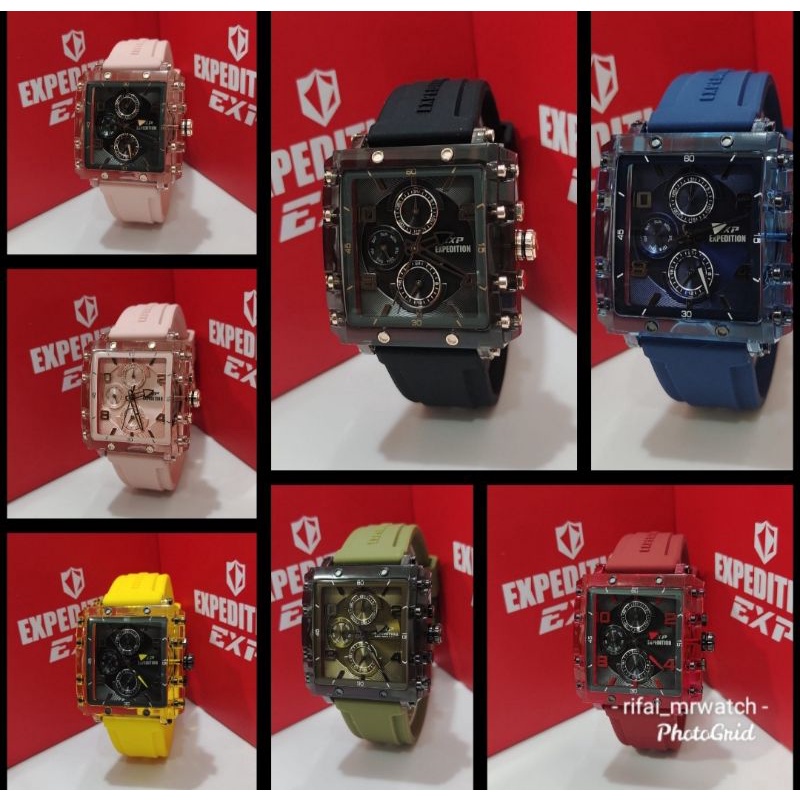 JAM TANGAN WANITA/CEWEK EXPEDITION E 6608 NEW LOGO EXP