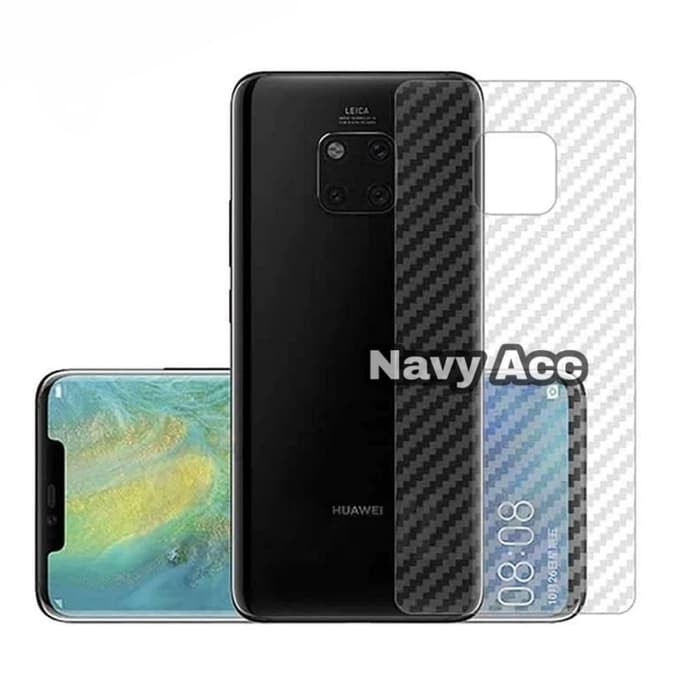 NA - Stiker Skin Carbon Huawei Mate 20 - Garskin Carbon Huawei Mate 20