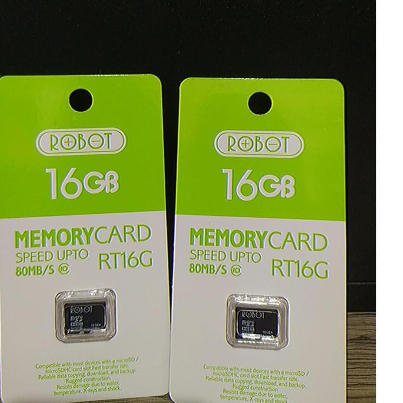 ✿ Micro sd 16gb Robot RT 16G Memory Card mmc Class 10 Original. ✳