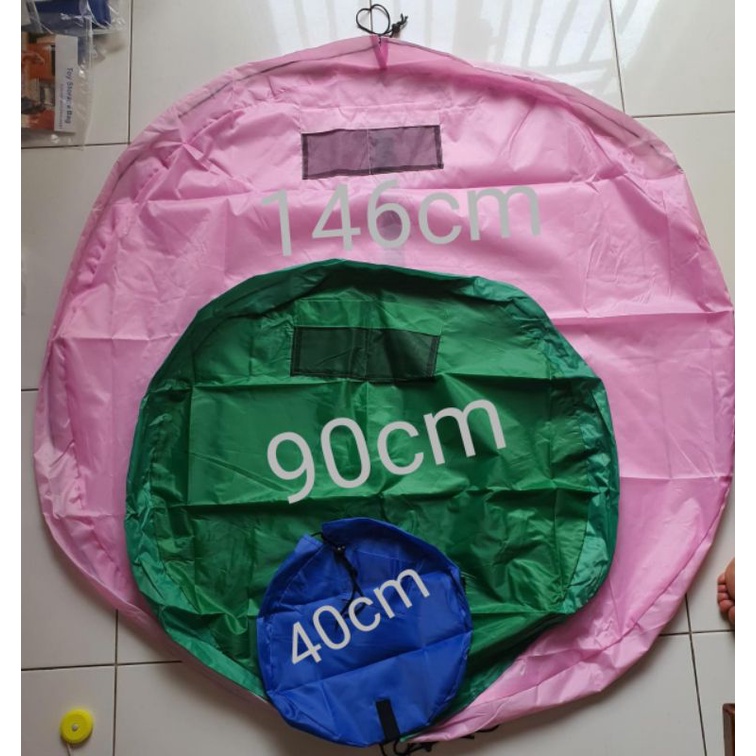 mrcaisen TAS SERUT MAINAN toy storage bag tempat lego tas lego box mainan kotak mainan tas make up tas piknik Jumbo T009