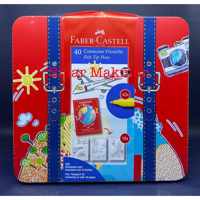 

Terbaru Connector Pen Set 40 Traveler Tin Germany (40 Warna) Faber-Castell