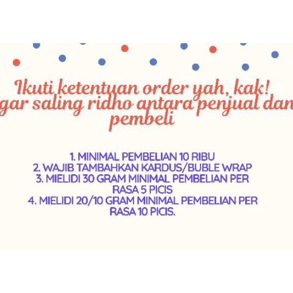 

⛄3.15 Sell MIE LIDI SETENGAH KG MURAH BISA MIX RASA (Free packing kardus) #PRICEDISCOUNT