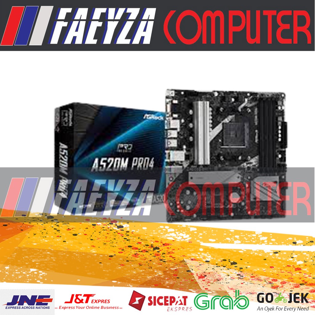 MOTHERBOARD ASROCK A520M HDV SOCKET AM4